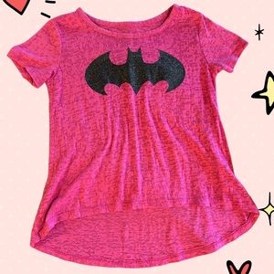 Kids size 4/5 pink Batman t-shirt